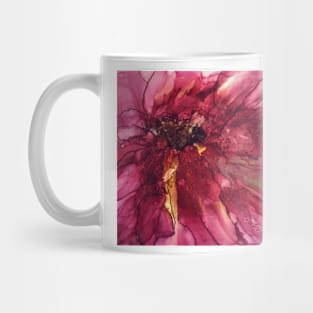 Abstract Bloom in Shades of Rose Mug